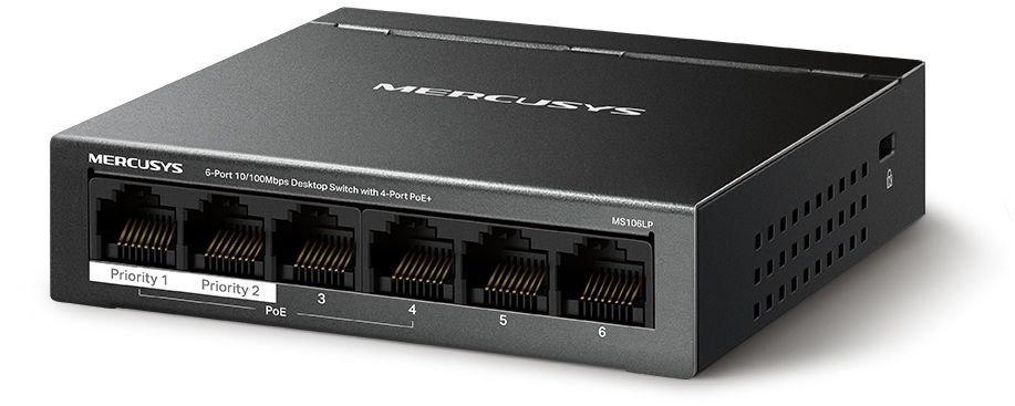 Неуправляемый коммутатор Mercusys MS106LP