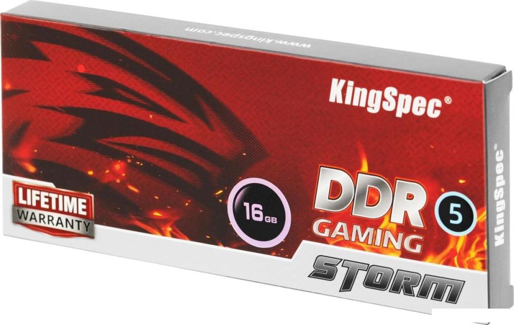 Оперативная память KingSpec Storm 8ГБ DDR5 4800 МГц KS4800D5M11016G