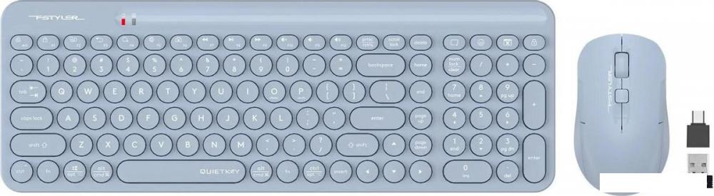 Офисный набор A4Tech Fstyler FG3300 Air2 (синий)