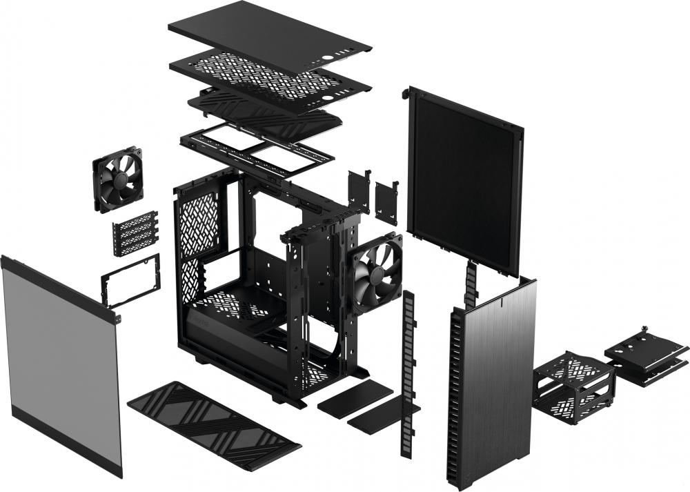 Корпус Fractal Design Define 7 Mini Black TG Light Tint FD-C-DEF7M-02