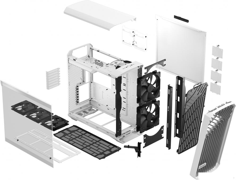 Корпус Fractal Design Torrent White TG Clear Tint FD-C-TOR1A-03
