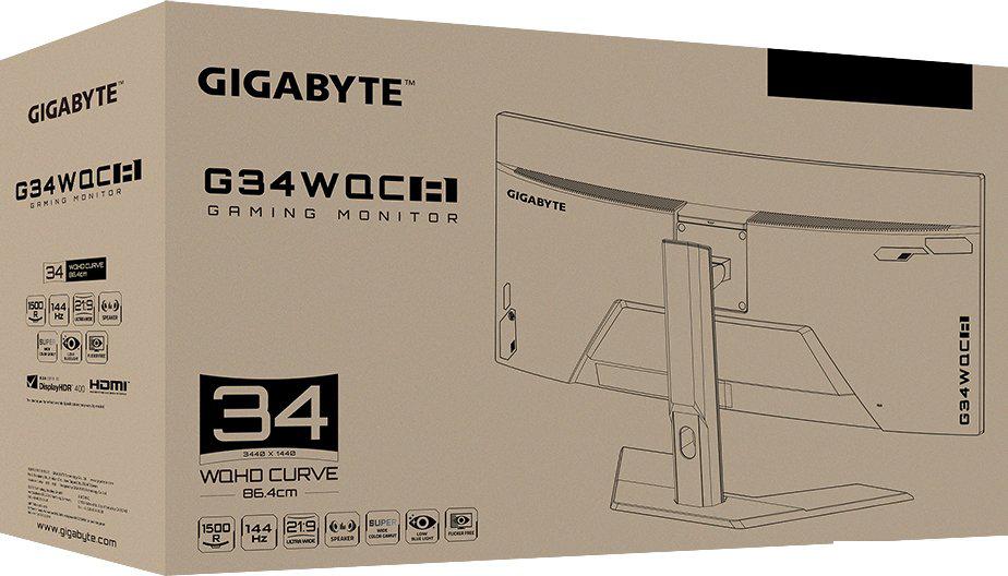 Игровой монитор Gigabyte G34WQC A Игровой монитор Gigabyte G34WQC A