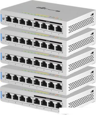 Управляемый коммутатор 2-го уровня Ubiquiti UniFi Switch 8 [US-8-60W-5]