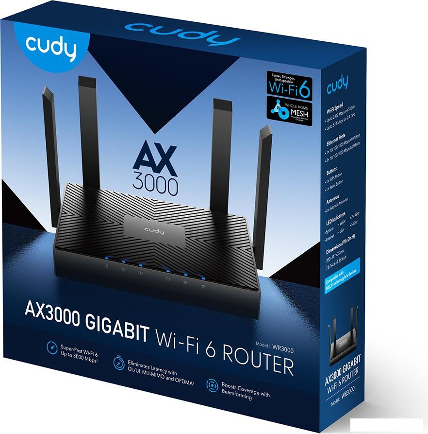 Wi-Fi роутер Cudy WR3000 1.0