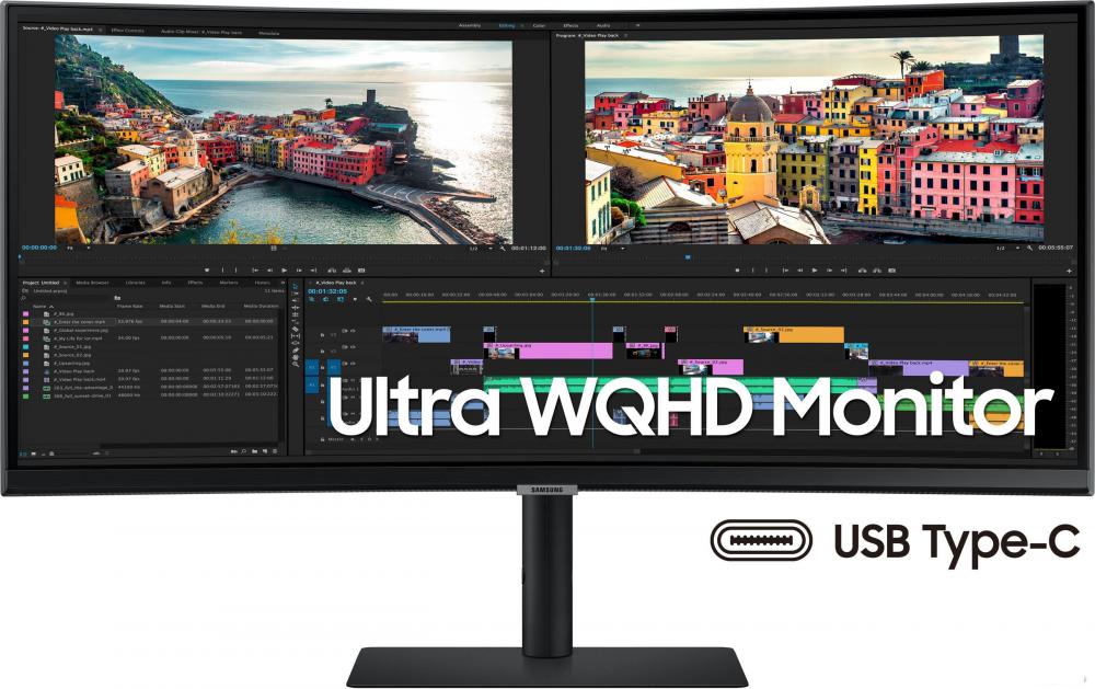 Игровой монитор Samsung ViewFinity S65UA LS34A650UBIXCI Игровой монитор Samsung ViewFinity S65UA LS34A650UBIXCI