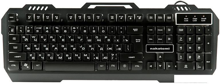 Клавиатура Nakatomi KG-35U (черный)