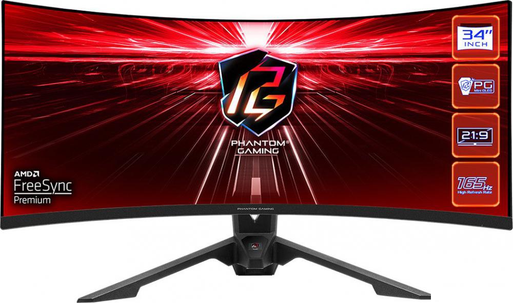 Игровой монитор ASRock Phantom Gaming PG34WQ15R3A Игровой монитор ASRock Phantom Gaming PG34WQ15R3A