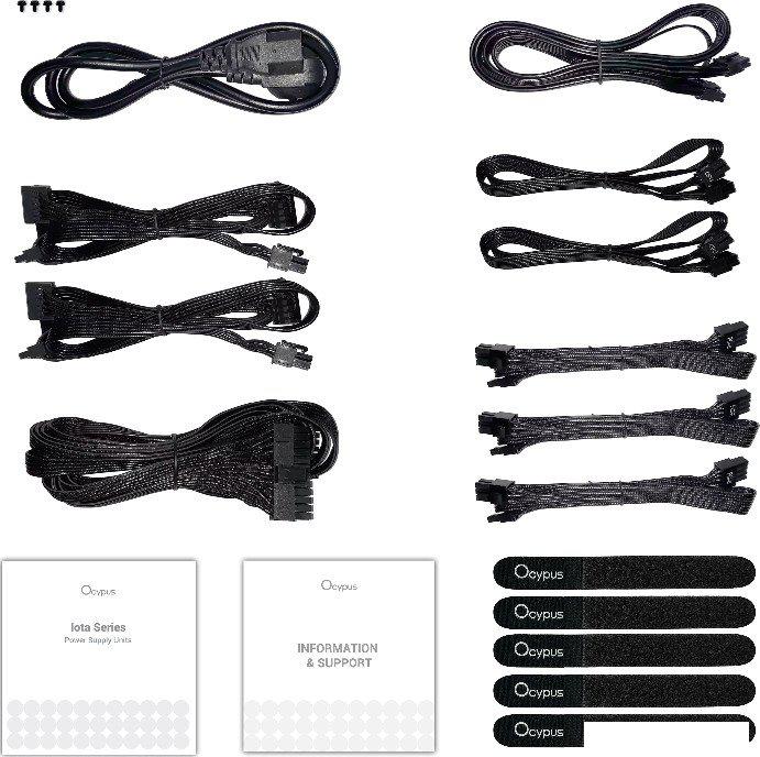 Блок питания Ocypus Iota P1000 Iota-P1000-G1FFBK024X-EU