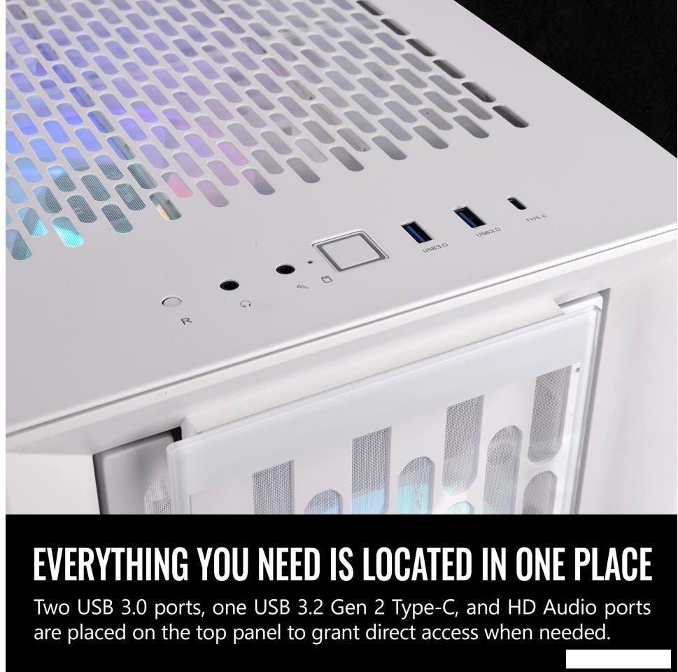 Корпус Thermaltake CTE T500 TG ARGB Snow CA-1X8-00F6WN-01
