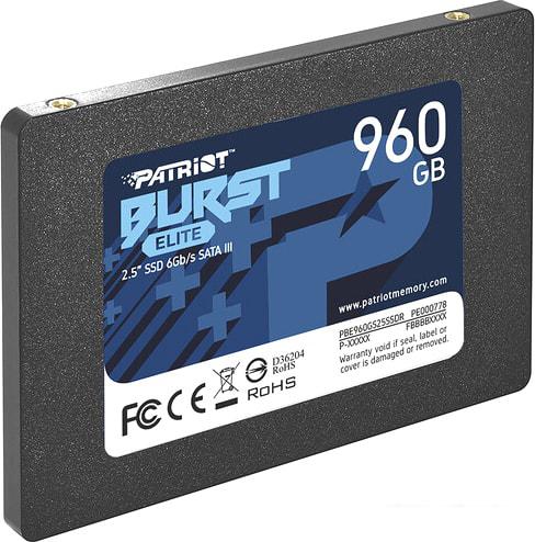 SSD Patriot Burst Elite 960GB PBE960GS25SSDR SSD Patriot Burst Elite 960GB PBE960GS25SSDR