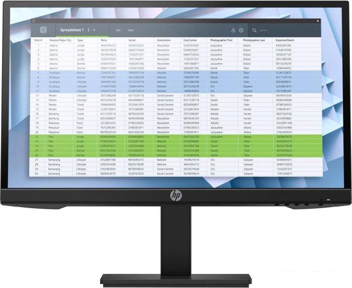 Монитор HP P22h G4 7UZ36AA Монитор HP P22h G4 7UZ36AA