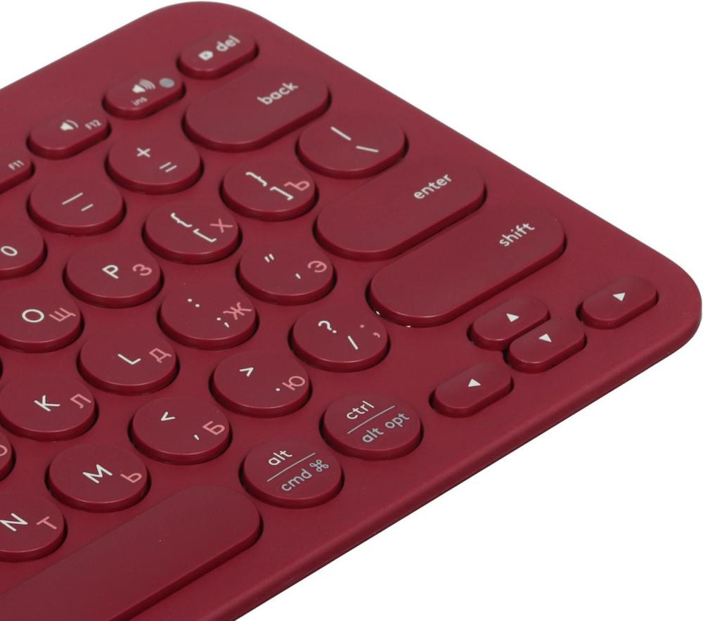 Клавиатура Logitech Multi-Device K380 Bluetooth 920-007655 (красный)