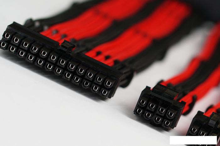 Кабель Qingsea Colorful MOD Extansion Combo QHM-0801 (черный/красный)