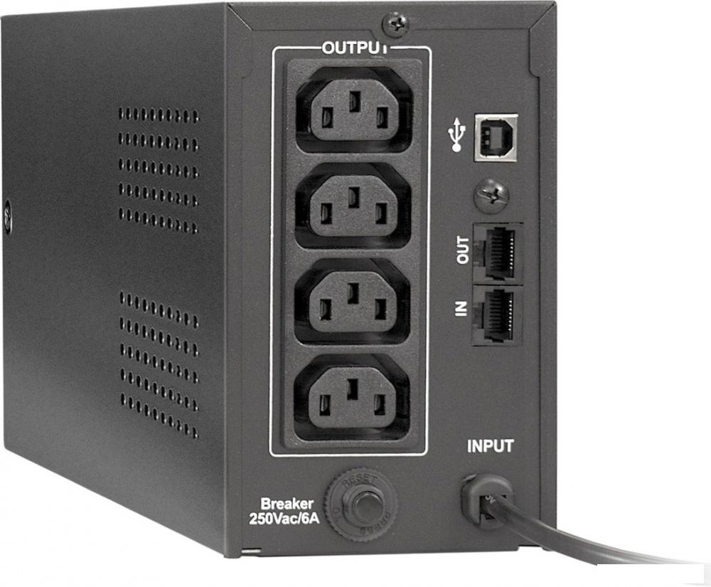 Источник бесперебойного питания ExeGate Power Smart ULB-850.LCD.AVR.C13.RJ.USB