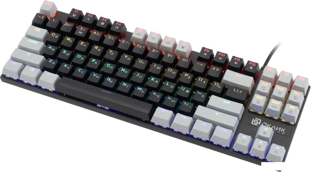 Клавиатуры Оклик K600X (черный/серый)