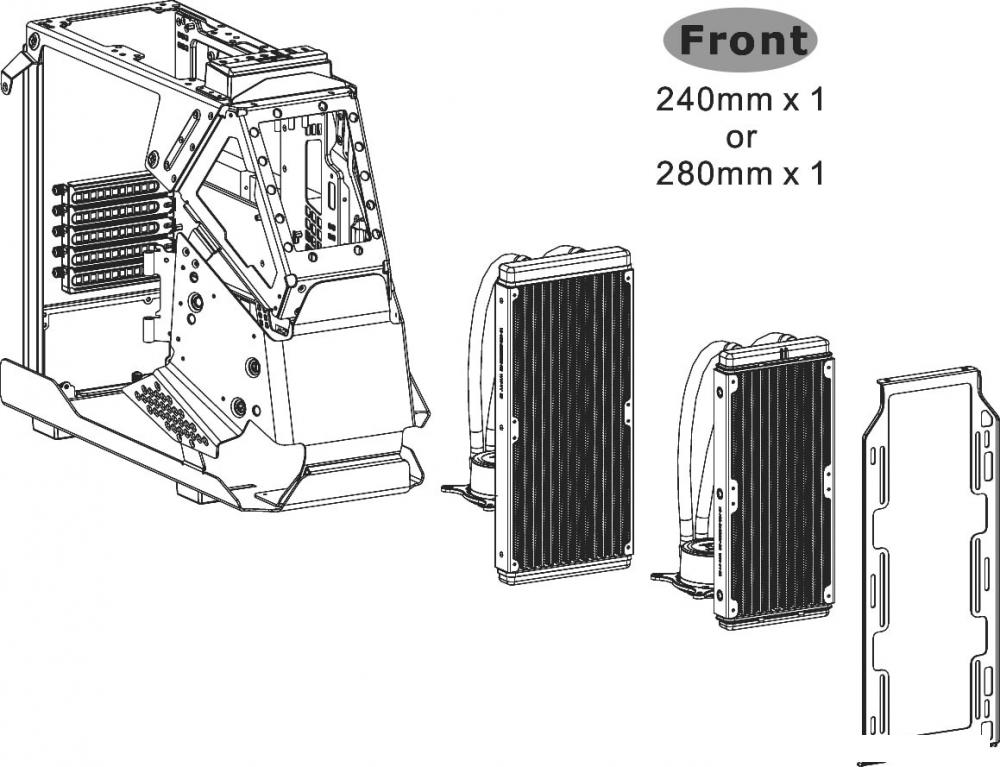 Корпус Thermaltake AH T200 Snow CA-1R4-00S6WN-00