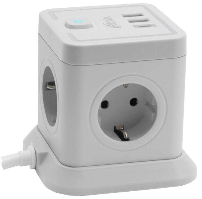 Сетевой фильтр Ritmix RM-242C (белый)