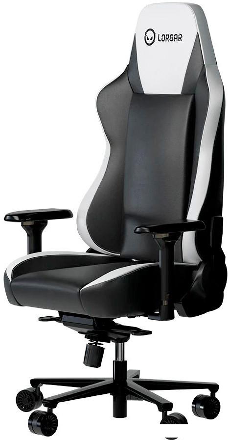 Игровое (геймерское) кресло Lorgar Base 311 (черный/белый) Игровое (геймерское) кресло Lorgar Base 311 (черный/белый)
