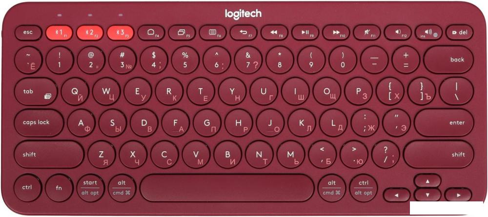Клавиатура Logitech Multi-Device K380 Bluetooth 920-007655 (красный)