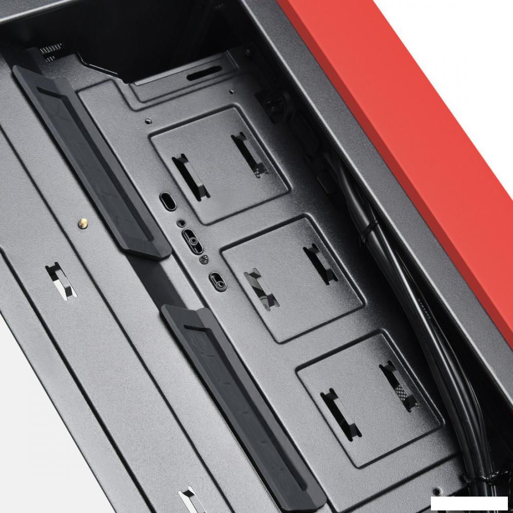 Корпус SilverStone RL08 (черный/красный)