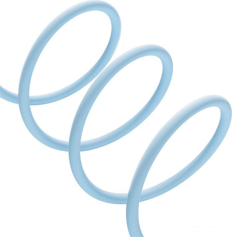 Кабель Baseus Pudding Series USB Type-C - USB Type-C (1.2 м, голубой)