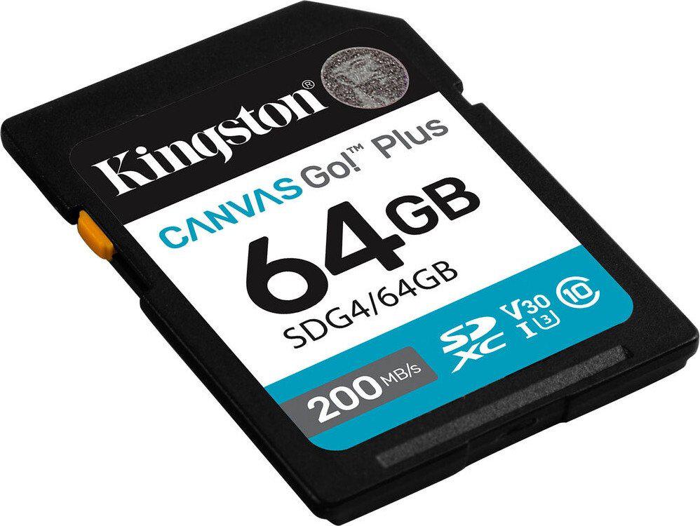 Карта памяти Kingston Canvas Go! Plus SDXC 64GB SDG4/64GB