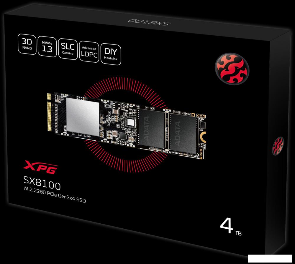 SSD ADATA XPG SX8100 256GB ASX8100NP-256GT-C SSD ADATA XPG SX8100 256GB ASX8100NP-256GT-C