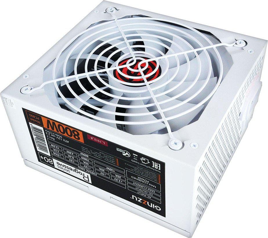 Блок питания Ginzzu PC800 (белый)