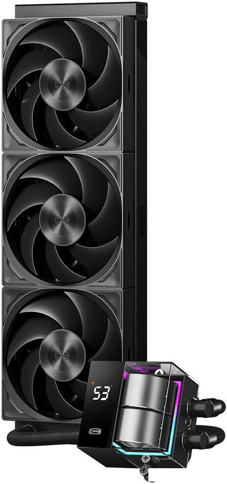 Система жидкостного охлаждения для процессора PCCooler DS360Pro Digital (черный)