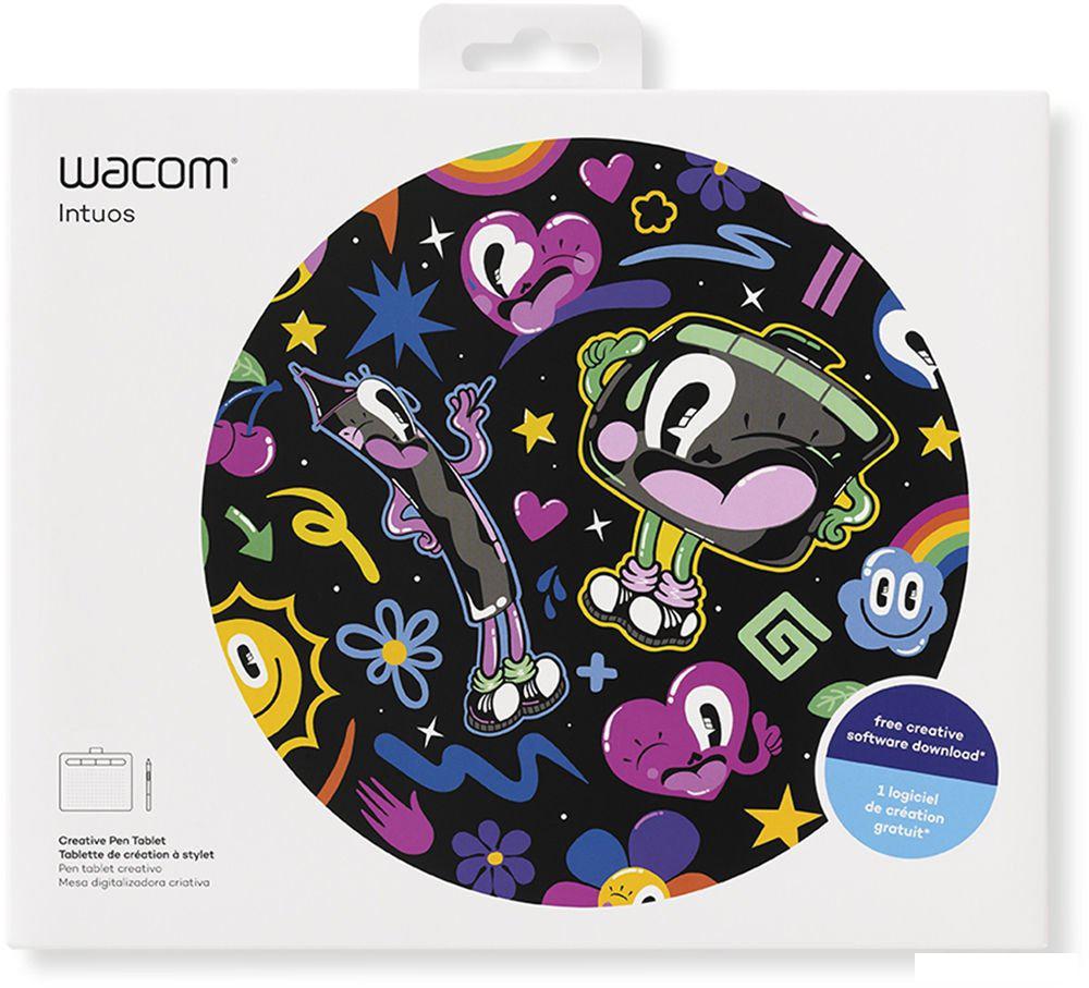 Графический планшет Wacom Intuos CTL-4100 (черный, маленький размер)