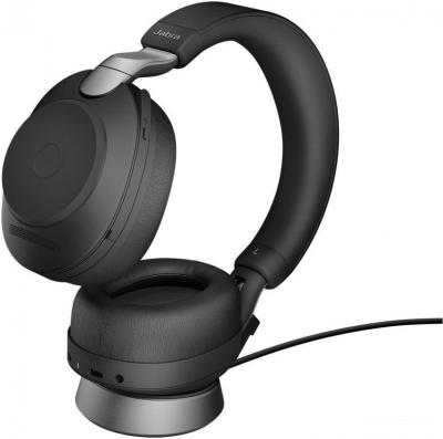 Офисная гарнитура Jabra Evolve2 85 USB-A UC (черный, с зарядной базой)