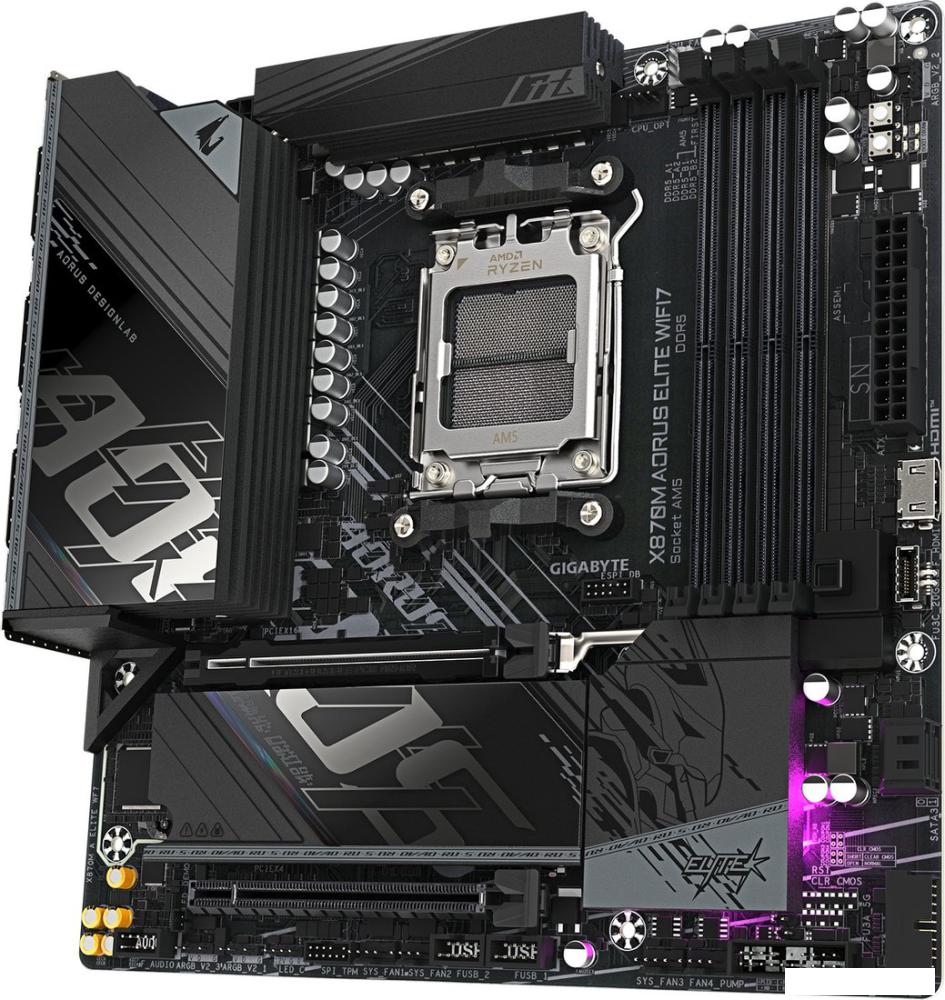 Материнская плата Gigabyte X870M Aorus Elite WiFi7