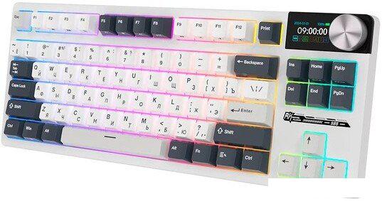 Клавиатура Royal Kludge S85 White Night (RK Cloud)