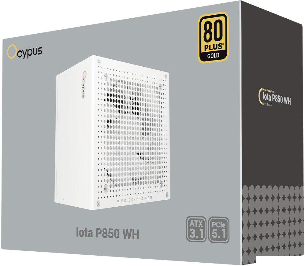 Блок питания Ocypus Iota P850 Iota-P850-G1FFWH025X-EU