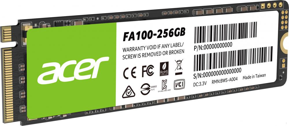SSD Acer FA100 256GB BL.9BWWA.118 SSD Acer FA100 256GB BL.9BWWA.118