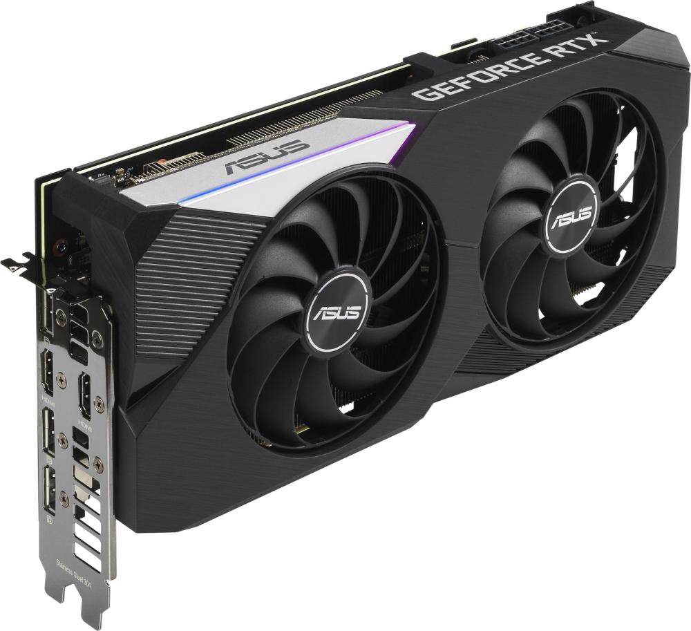 Видеокарта ASUS Dual GeForce RTX 3070 V2 OC 8GB GDDR6 LHR DUAL-RTX3070-O8G-V2 Видеокарта ASUS Dual GeForce RTX 3070 V2 OC 8GB GDDR6 LHR DUAL-RTX3070-O8G-V2