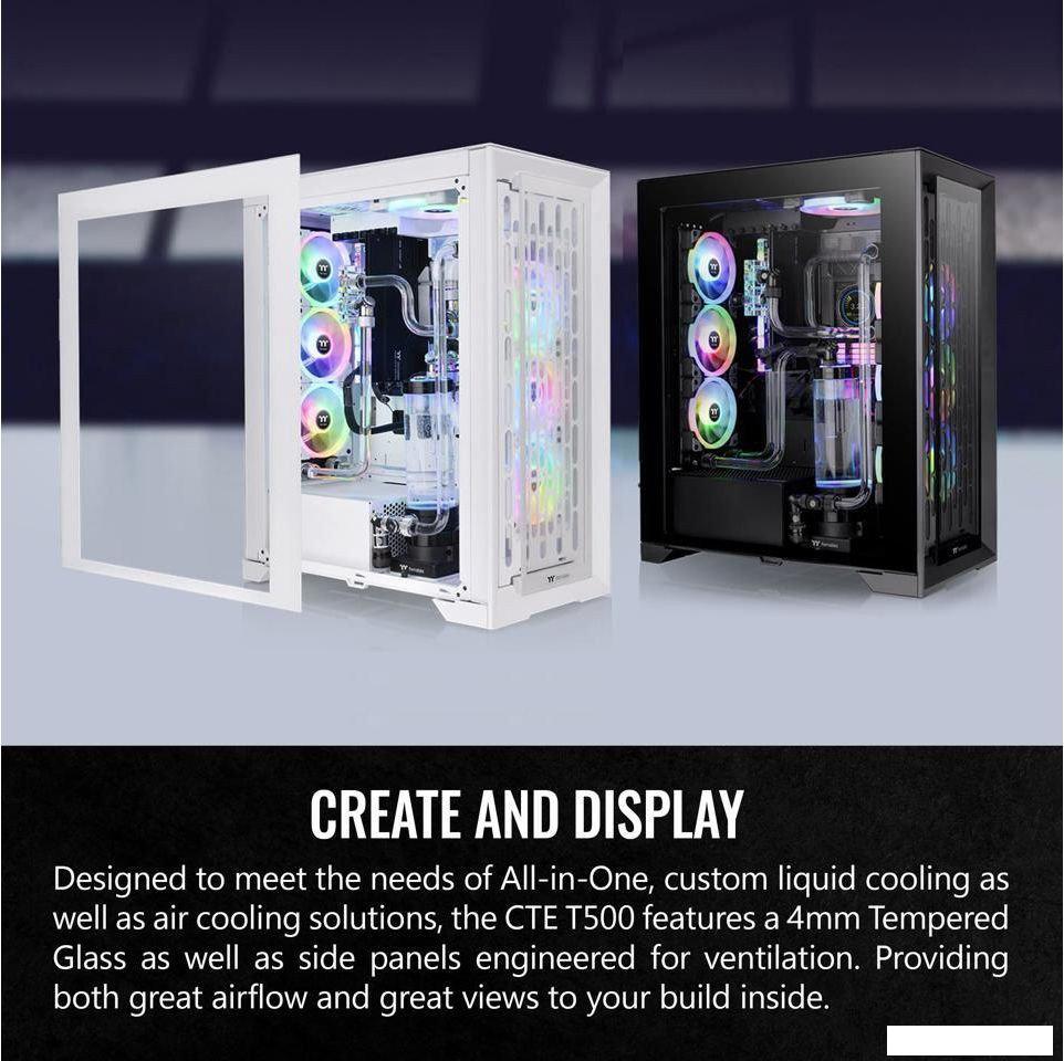 Корпус Thermaltake CTE T500 TG ARGB Snow CA-1X8-00F6WN-01