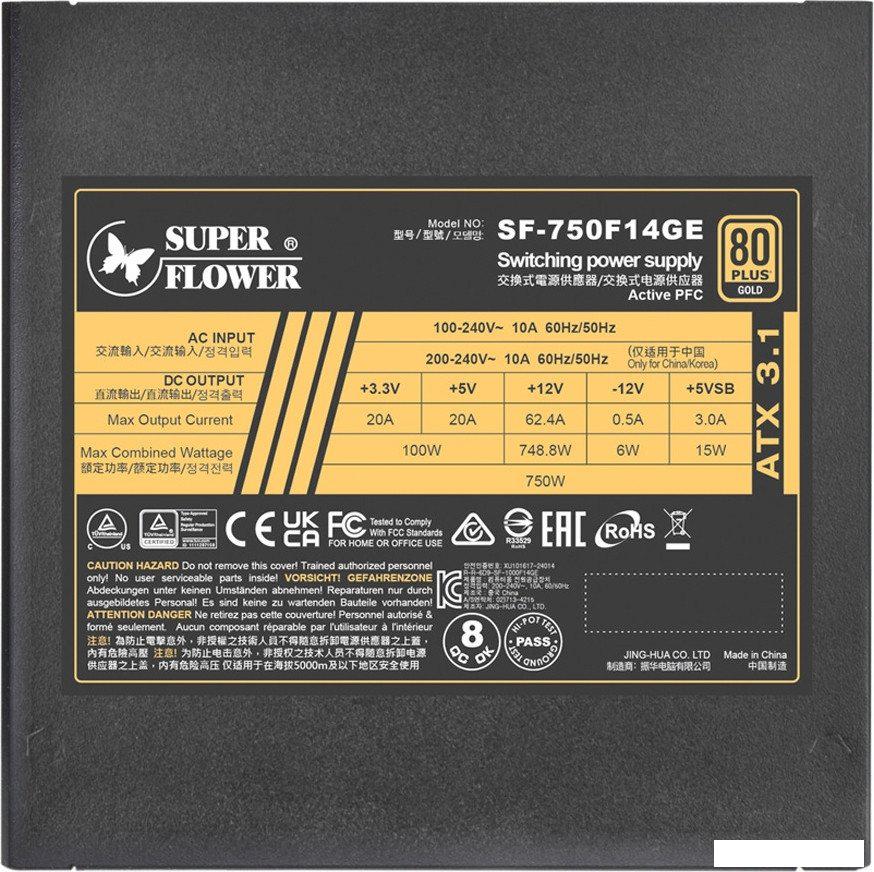 Блок питания Super Flower Leadex III Gold Up ATX 3.1 750W SF-750F14GE