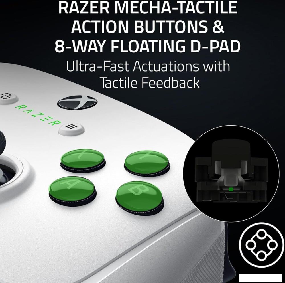 Геймпад Razer Wolverine V3 Pro (белый)