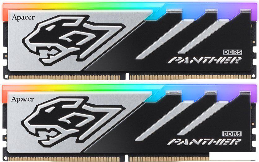 Оперативная память Apacer Panther RGB 2x32ГБ DDR5 6000 МГц AH5U64G60C6229BAA-2