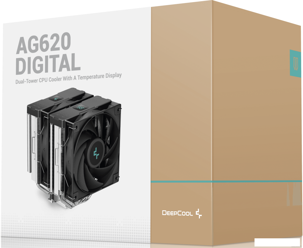 Кулер для процессора DeepCool AG620 Digital R-AG620-BKNDMN-G-1