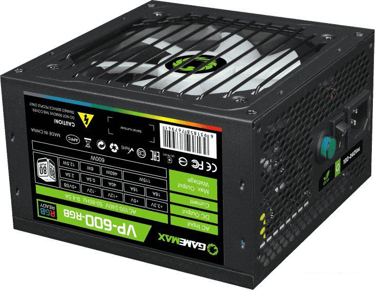 Блок питания GameMax VP-600-RGB