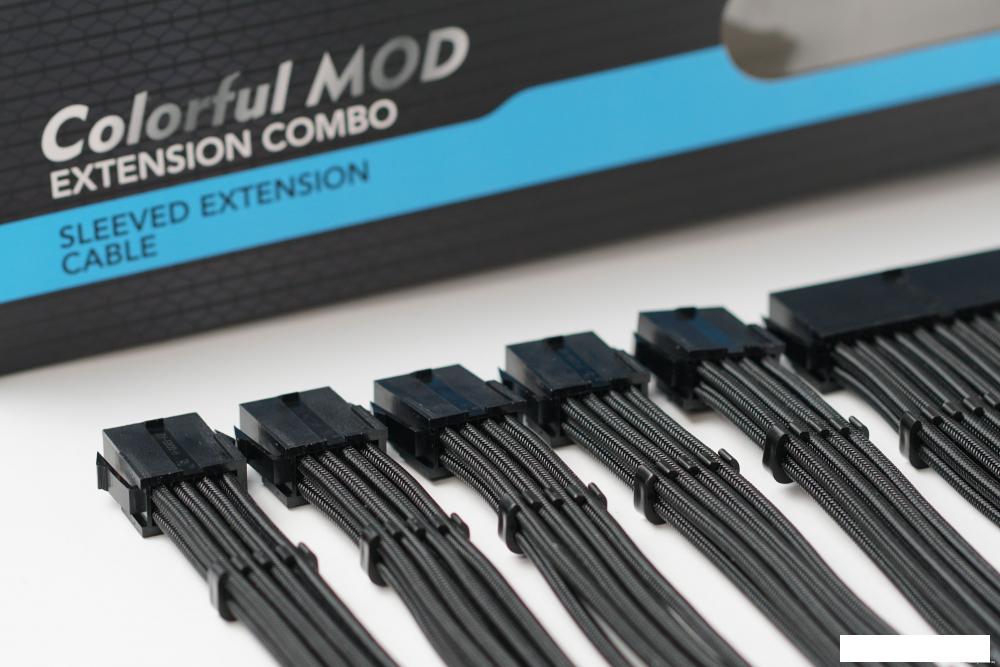 Кабель Qingsea Colorful MOD Extansion Combo QHM-0801 (черный)