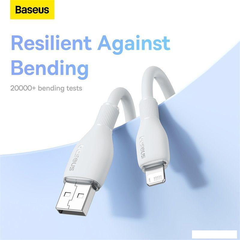 Кабель Baseus Pudding Series USB Type-A - Lightning (2 м, белый)