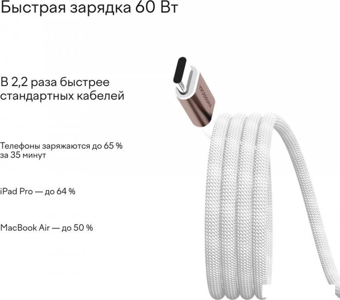 Кабель Magssory CBL001 (1.2м, титан)
