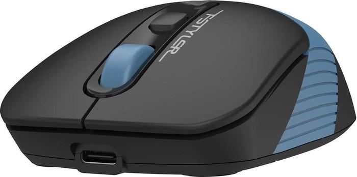 Мышь A4Tech Fstyler FG10CS Air (черный/синий)
