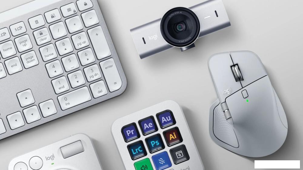 Мышь Logitech MX Master 4 (серый)