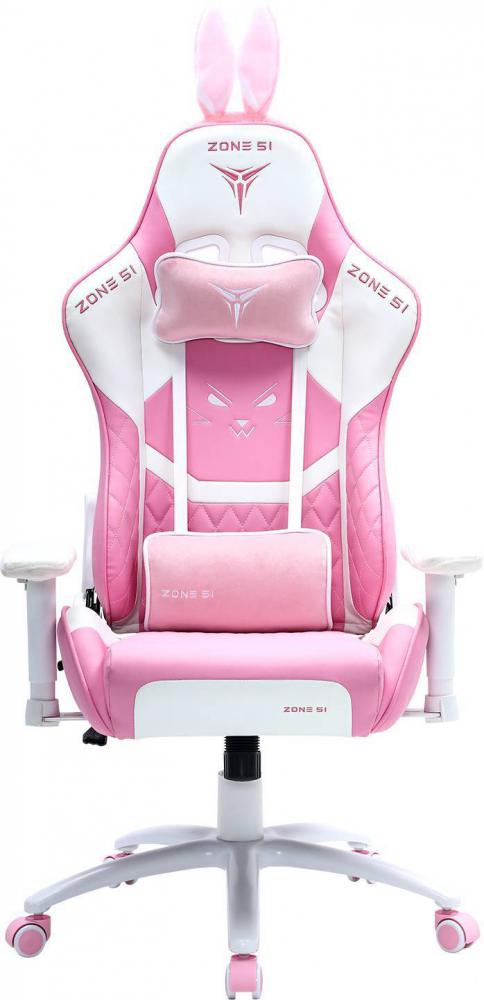 Кресло Zone51 Bunny (розовый/белый)