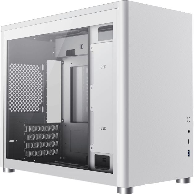 Корпус GameMax Spark Full White