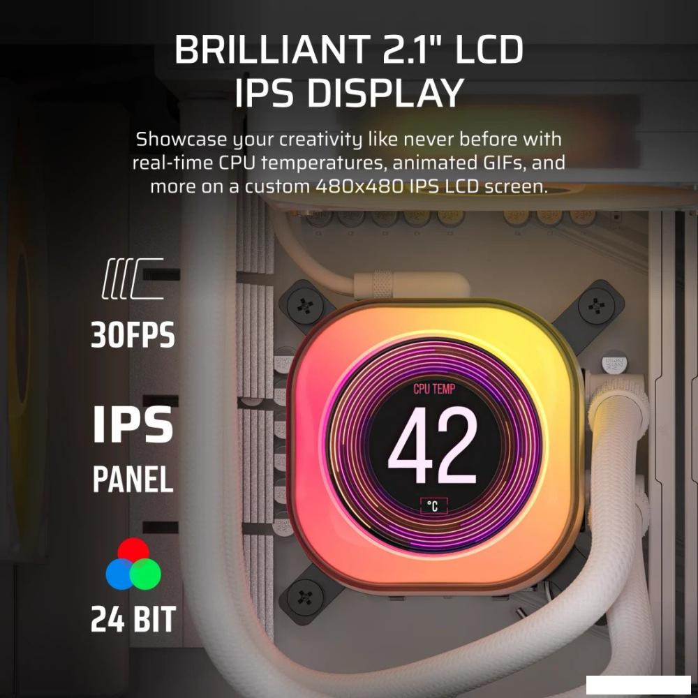 Система жидкостного охлаждения для процессора Corsair iCUE LINK TITAN 240 RX LCD CW-9061025-WW